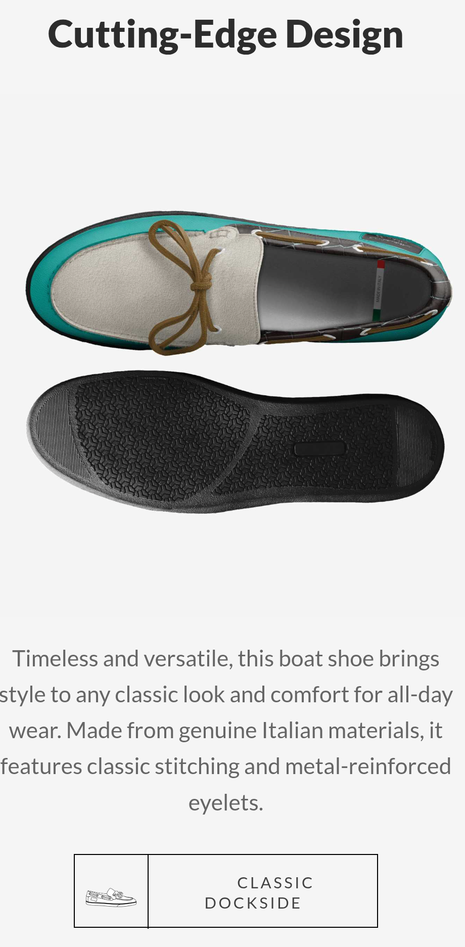 AbstractLOv3 Pre-Order Boat Shoes – Made in Italy